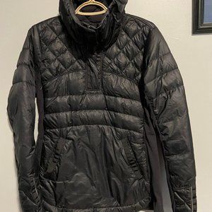 Lululemon What The Fluff Pullover Black Quilted 8 Zip